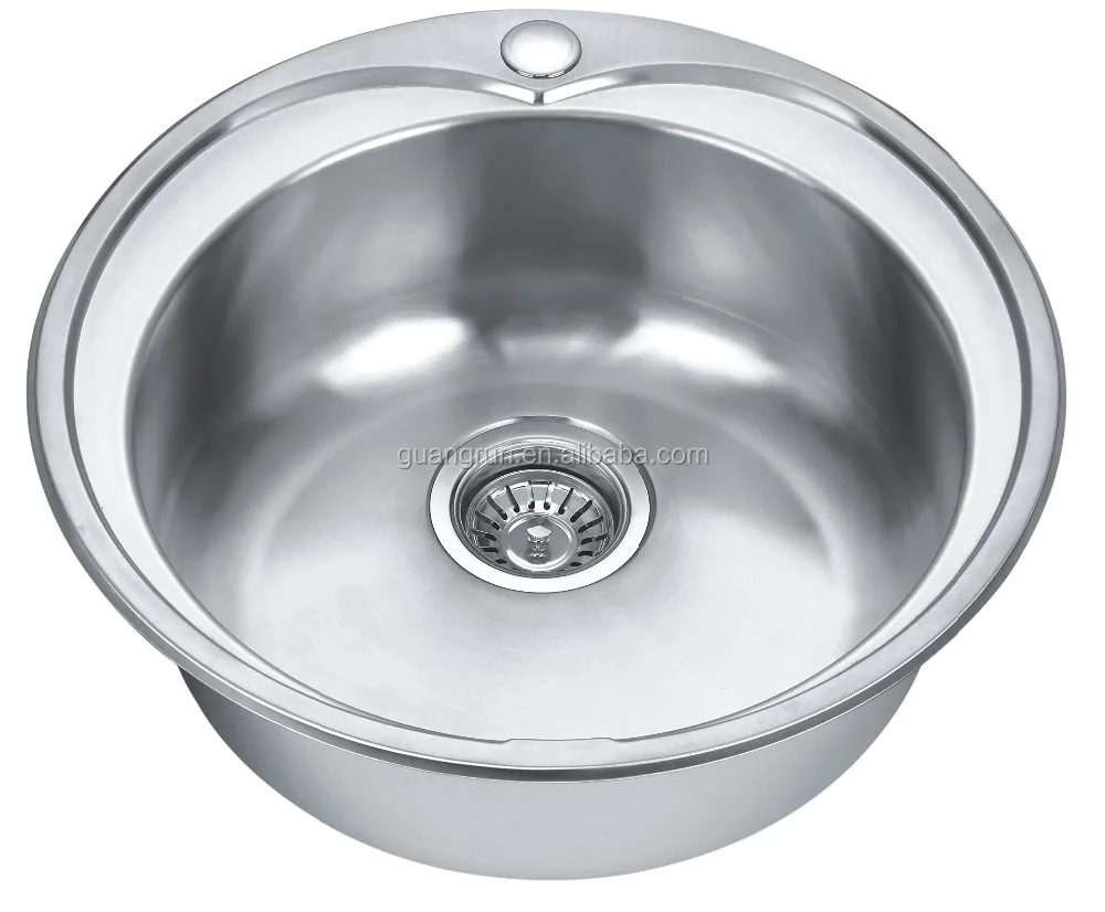 Hot Sale Stainless Steel Single Bowl Round Hand Wash Kitchen Sink