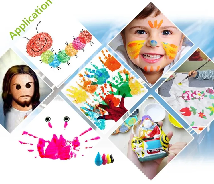 best selling wholesale cheap portable finger paint set kids