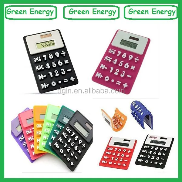 Cute silicone calculator ,colorful calculator,folding calculator