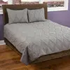 Microfiber Solid Embroidery Quilts Bedspreads