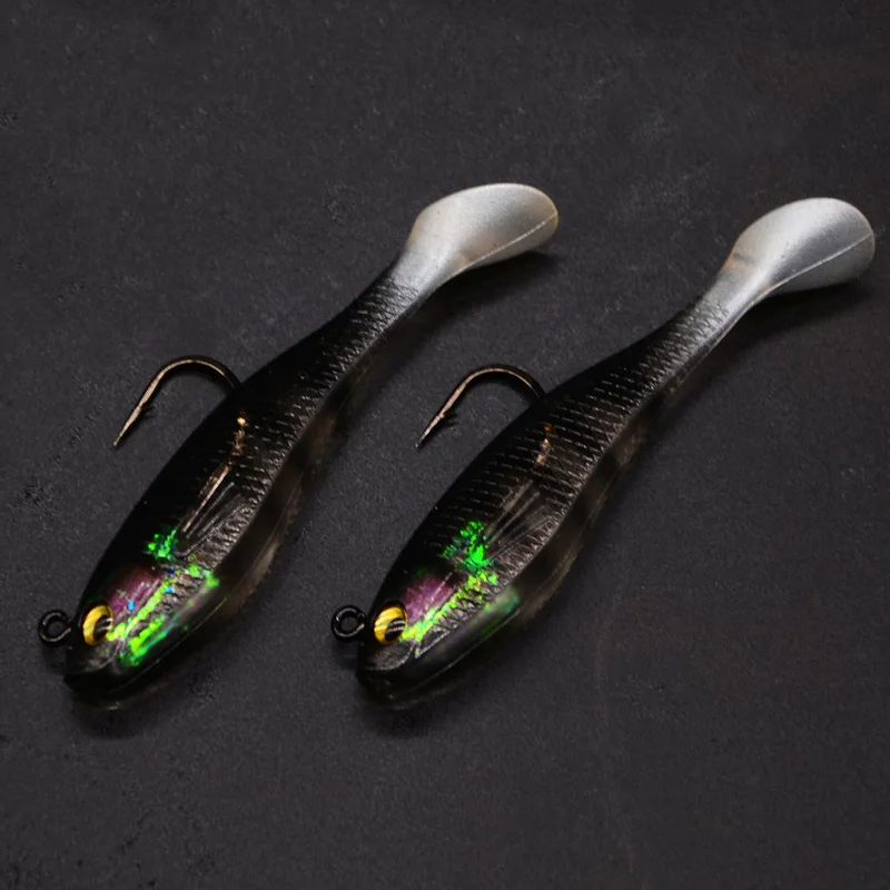 Wholesale 8CM 8.9G lead jigging head soft body fishing lure deep diving lure rigged with strong hook fishing tackle T Tail
Wholesale 8CM 8.9G lead jigging head soft body fishing lure deep diving lure rigged with strong hook fishing tackle T Tail