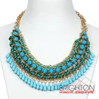 Wholesale Fashion Statement Bead Necklace Jewelry N16007-4000