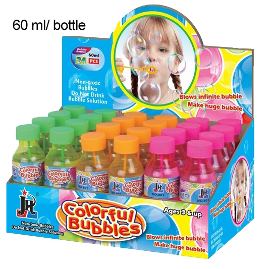 non-toxic toy build in tip 60ml 250ml 500ml bubble liquid