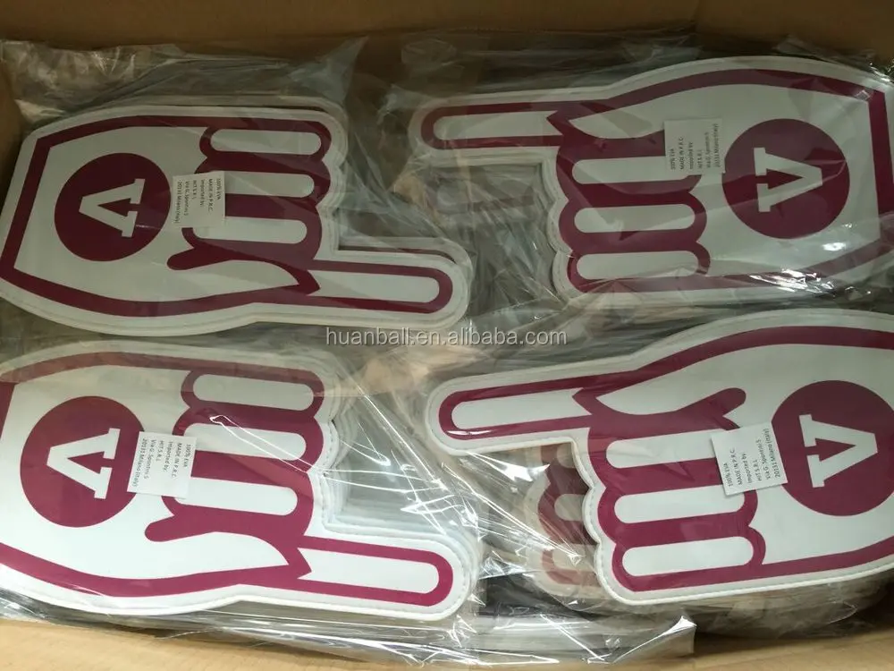 custom  cheering eva  foam finger