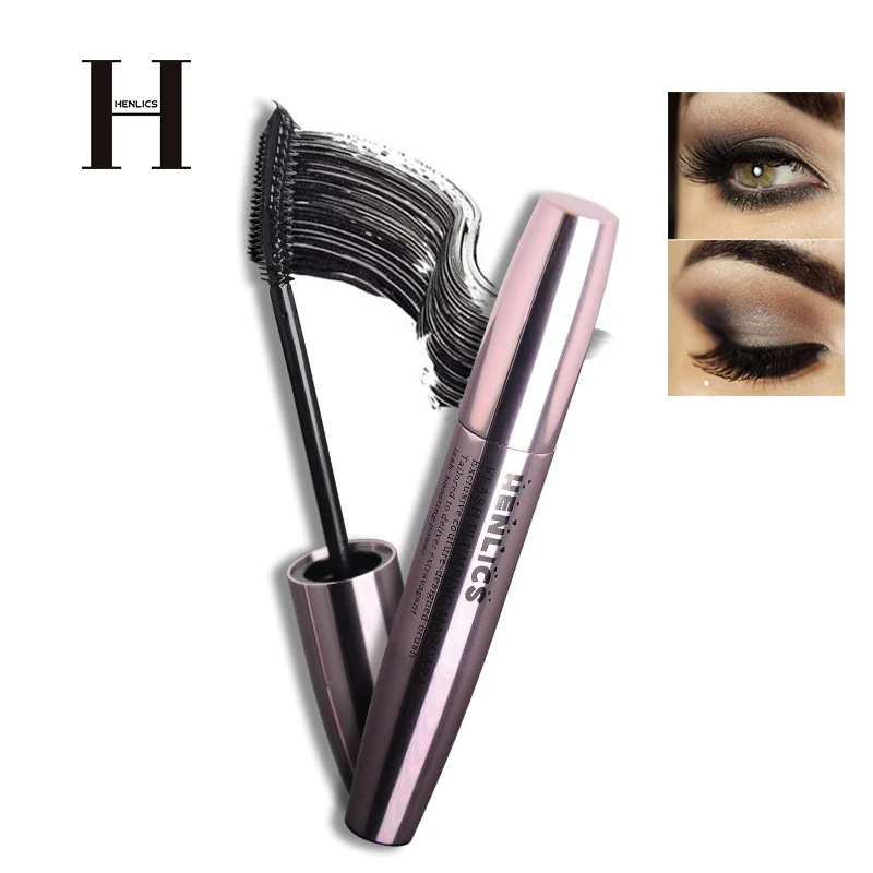 HENLICS Oil free thickig and lengthening washable 3d mascara, Black 
HENLICS Oil free thickig and lengthening washable 3d mascara, Black
