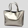 2019 Custom Made large Soft Genuine Leather Bag Sample Tote Shoulder Bags Big Capacity Women Handbags