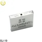 Custom metal logo beads for jewelry making engraved metal logo beads