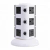 2.1a 10 way tower extension power socket with dual usb port charger