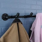 Heavy Duty Wall Mounted Metal Industrial Pipe Coat Rack