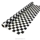 Durable dinning mat Printed PE Plastic table cloth/cover on roll