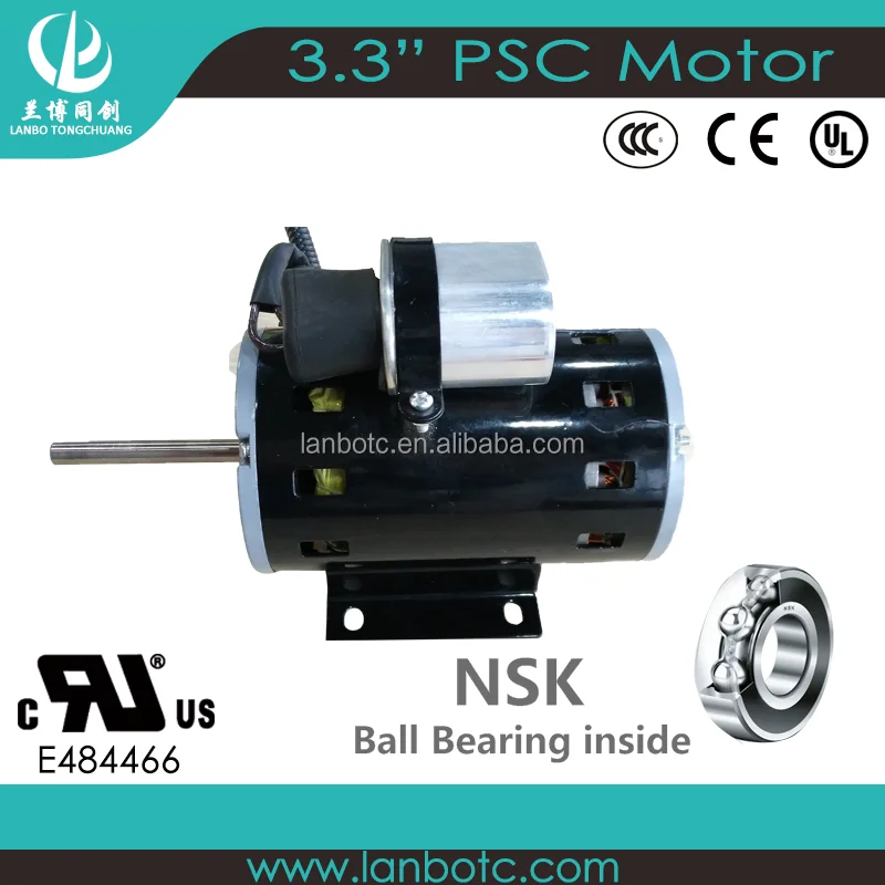 Different Models of 4 Pole Electric 3.3 Inch Motor 1500 RPM / Small AC Fan Motor ODM