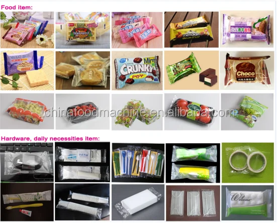 Horizontal Flowpack Pillow Type Face Mask Chocolate bar Ice Condom Protective Clothes Packing Sealing Machine manufacture