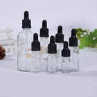 Bottle Glass Glassglassglass Bottle Glass 50 Ml Clear Dropper Essential Oil Bottle Glass