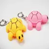 animal shaped turtle/ tortoise keychain with sound and flashlight