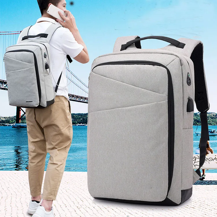 Oem cheap business school 15.6 inch college men laptop backpack bag