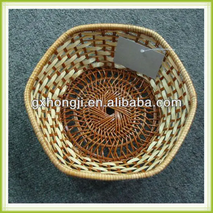 Small bamboo gift basket empty