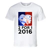 2019 sublimation campaign cheap election tshirt man t-shirt custom t shirt printing