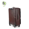 Free Sample Trolley Bag Set Travel Trunk Identifier Real Leather Luggage