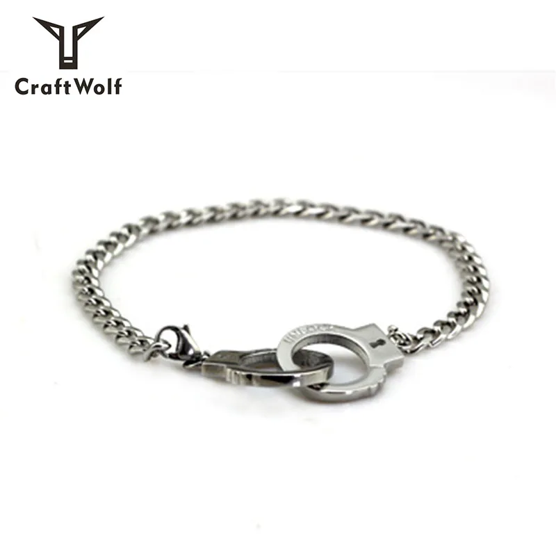 Craft Wolf Fashion Mens Women Accessories Stainless Steel Handcuff Bracelet, Gold, steel, rose gold, old silver
Craft Wolf Fashion Mens Women Accessories Stainless Steel Handcuff Bracelet, Gold, steel, rose gold, old silver