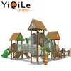 Wooden outdoor metal playground funny playground outdoor climbing frames nature playground spring toy