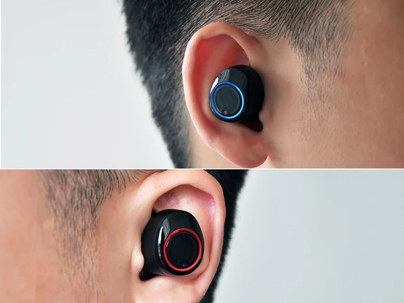 TWS Wireless Earphone Blue tooth 5.0 Earphones Power Display Touch Control Sport Stereo Two Way Radio Earbud Charging Box - ANKUX.COM