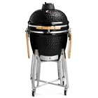 Large Patio Heavy Kamado Style Camping Wood Stove