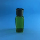 Green color PETG cosmetic bottle plastic bottle 30ml hotel shampoo bottle 30ml travel bottle set