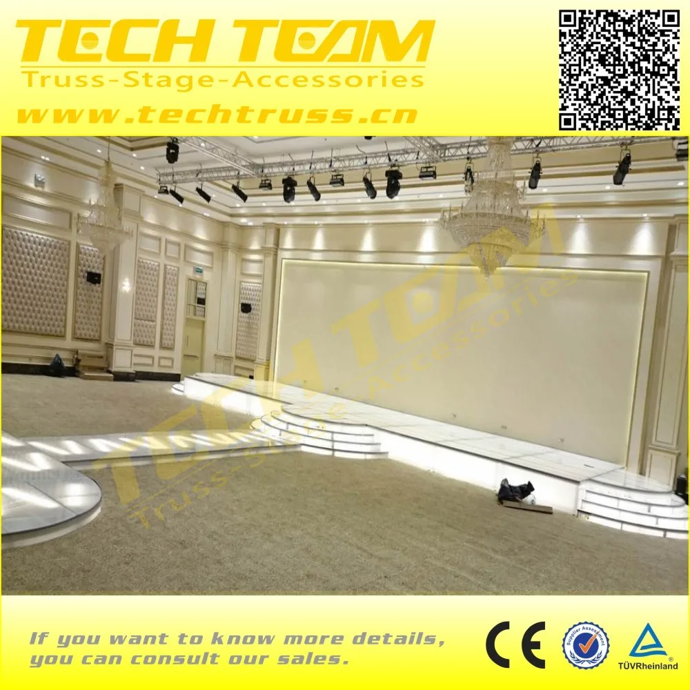 acrylic platform stage
