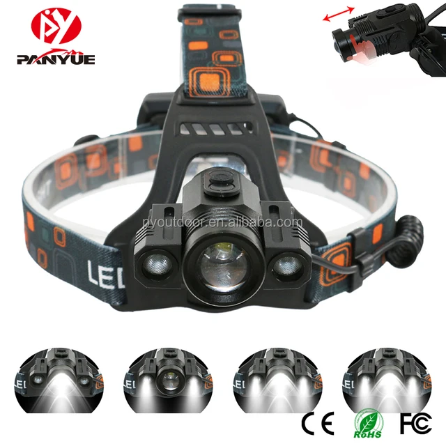 2018 year aluminum waterproof usb rechargeable led headlamps