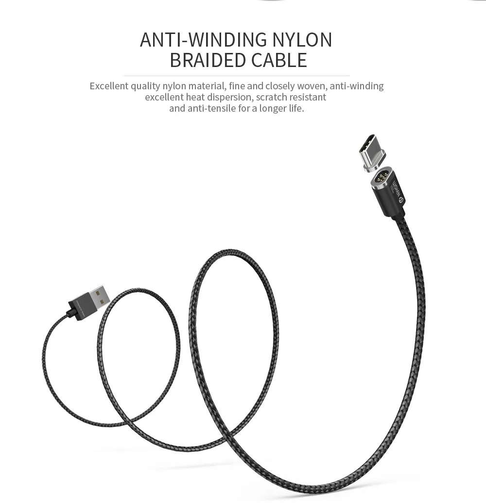 WSKEN MINI2 Magnetic USB Cable with micro USB type-c lighting For mobile phone - ANKUX.COM