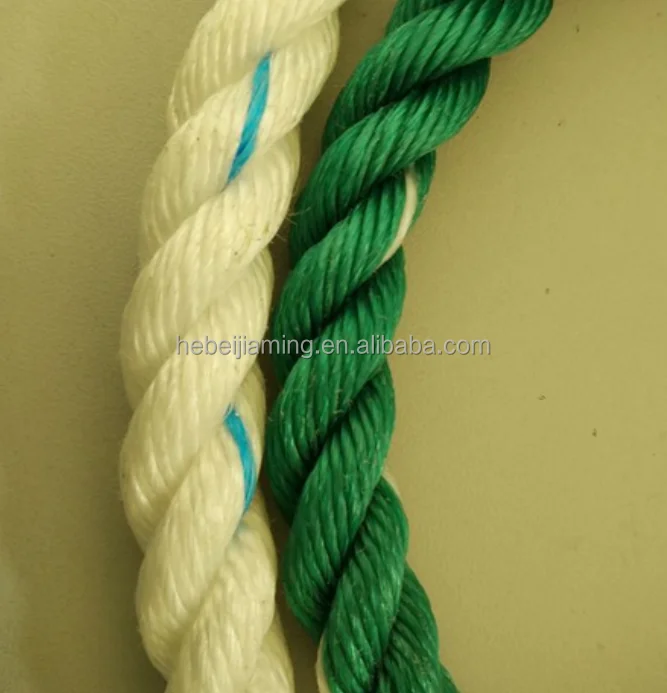 marine equipment 24mm 3-strand polyester mooring rope