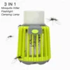 LED USB Rechargeable solar mosquito killer lamp trap