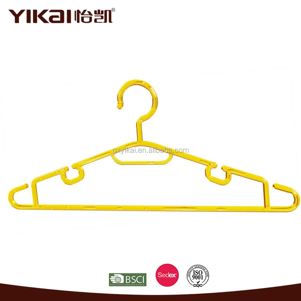 Supply 2044 new material quality plastic hangers versatile adult clothes 2,  Yiwu shop wholesale