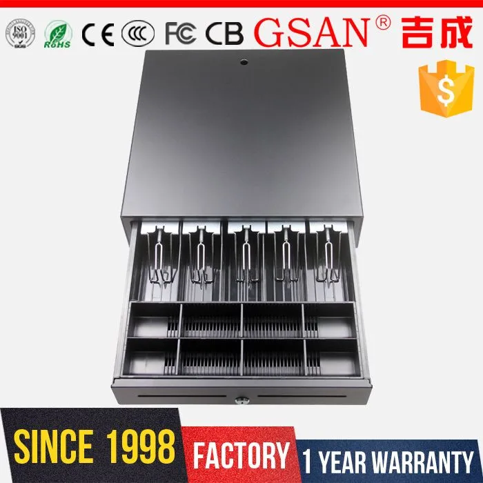GS-405A gsan現金ボックス5法案xコインメタルposキャッシュドロワー仕入れ・メーカー・工場