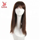 Wholesale Indian human hair wig long straight Natural Hair for African American Women