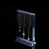 New Arrival High-Quality Clear Thick Acrylic Necklace Display Rack Necklace Showing Stand Jewelry Display Bracelet Holder Shelf