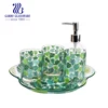 /product-detail/5-piece-housewares-glass-mosaic-bathroom-accessories-set-durable-bath-organizer-includes-soap-dispenser-pump-toothbrush-holder-62184398740.html