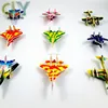 New 3D puzzle plane model three-dimensional small paper jigsaw puzzle gift