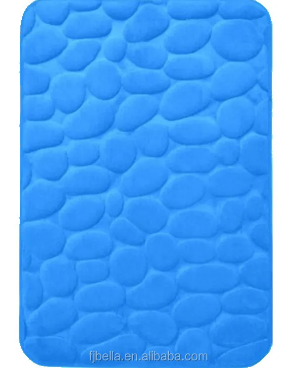 Luxury Memory Foam Plain Color Super Soft Stone Pebble Bathroom Floor Bath Mat -Grey orthopedic seat cushion for toilets