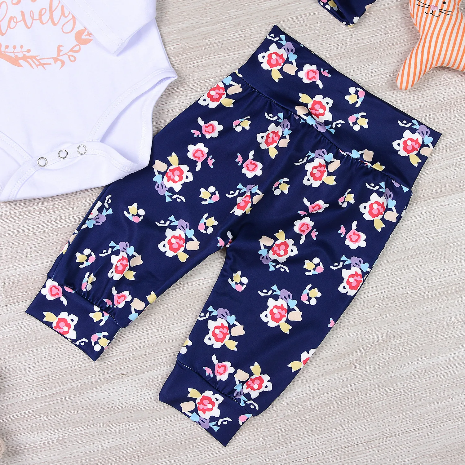 Baby Clothes Long Sleeve Cotton Floral Baby Clothes