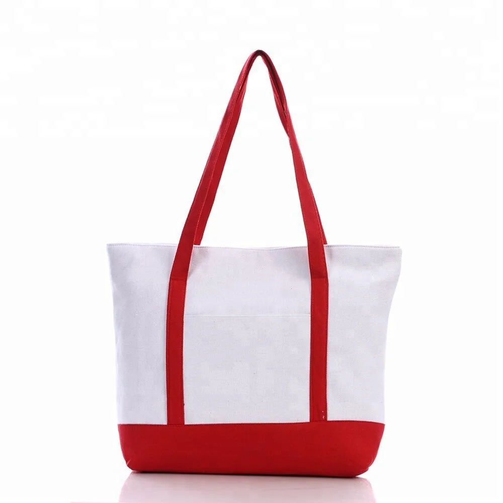 New Arrival Fashion Customized Canvas Blank Shopping Bag