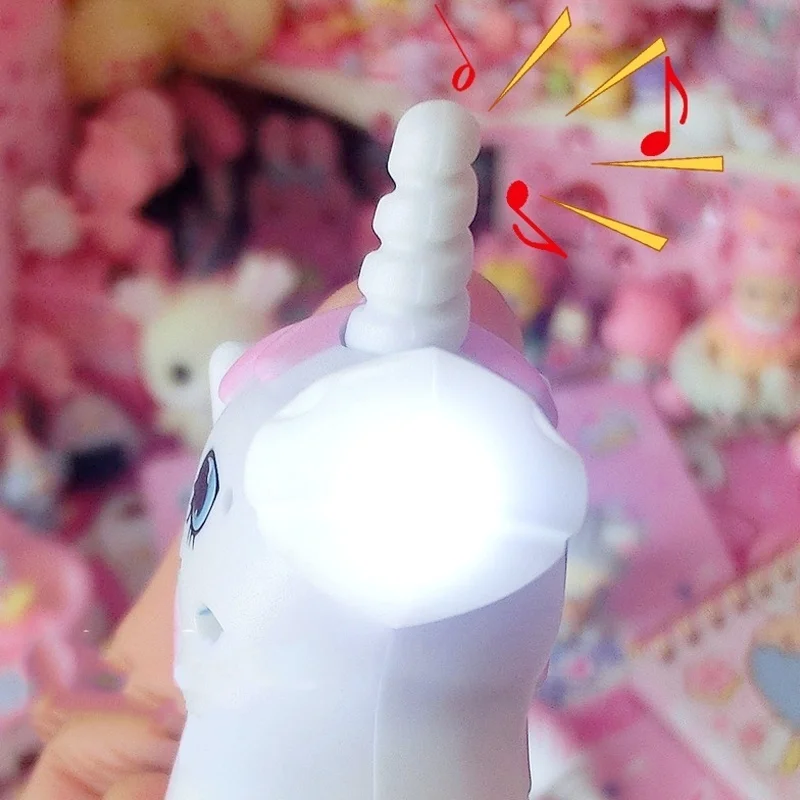 3pcs-lot-Novelty-Cute-Unicorn-Head-Torch-Pen-Flashlight-Sound-Ballpoint-Pen-Office-Student-Supplies-Children (2)