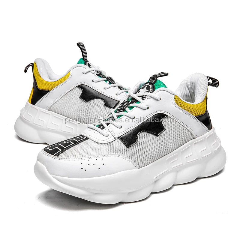 cheap price fashion shoes chunky shoes unisex popular sneakers chain style sole, Black gray white
cheap price fashion shoes chunky shoes unisex popular sneakers chain style sole, Black gray white