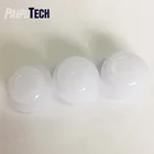 Custom White PP PVC ABS Plastic Injection Molding Parts / OEM White ABS Injection Molded Plastic Pipe End Cap