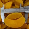 Delicious Yellow Peach Sliced