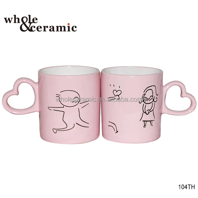 valentine gift ideas creative mugs porcelain red mug cafe hand
