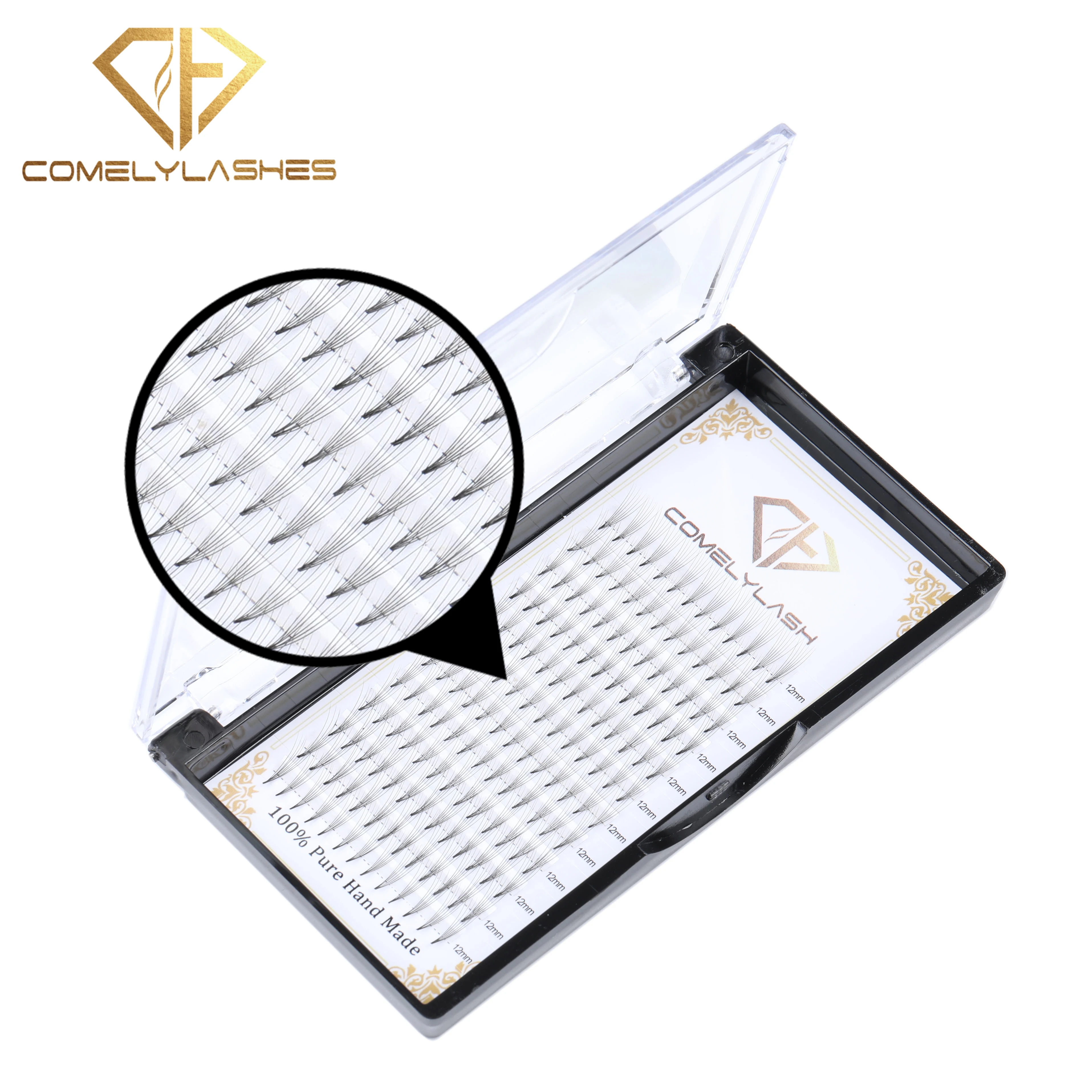 Custom Label Pre fanned Volume Lashes Russian Fans Eyelash Extensions, Natural black
Custom Label Pre fanned Volume Lashes Russian Fans Eyelash Extensions, Natural black