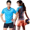 Women's Dry Fit Badminton Wear Badminton Shirts + Shorts Printed Badminton Clothing Set for Men