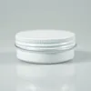 15g 30g 50g white aluminum tin, mint jar , metal container for tea , weed ,coffee scrub
