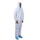 Industry Safety Personal Protective Equipment 50gsm Microporous Disposable Coverall Clothing